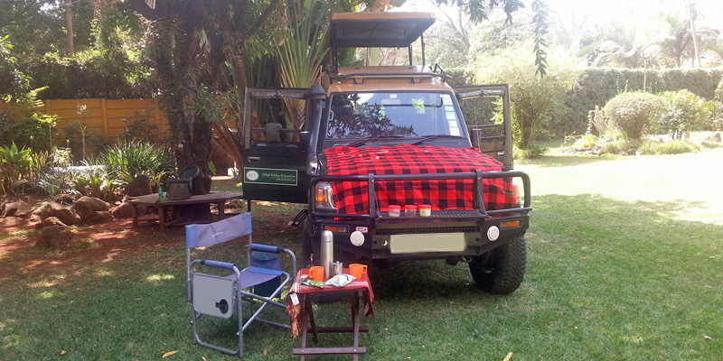 our safari vehicles - landcruiser & minivans