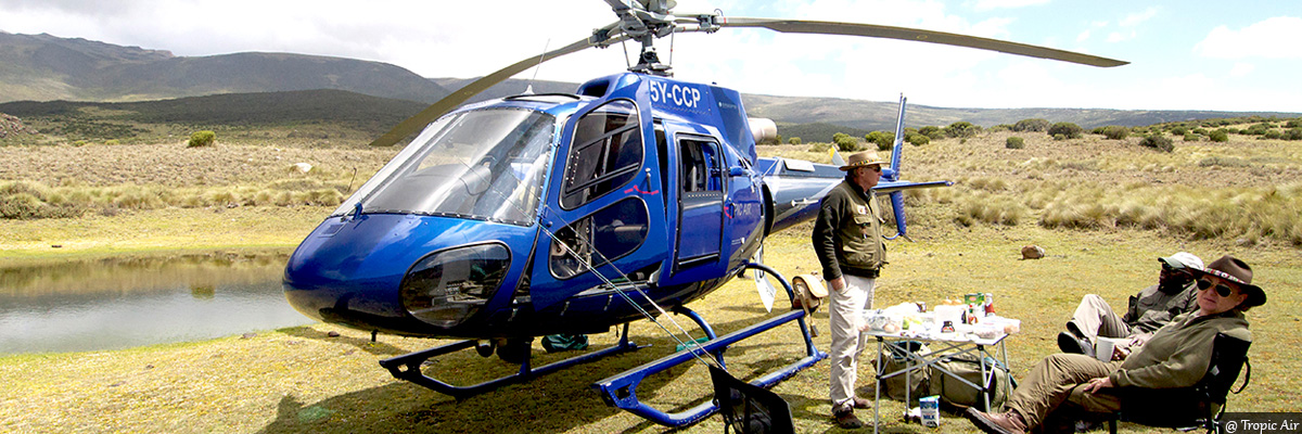 Helicopter Safaris - Luxury Kenya and Tanzania Safari